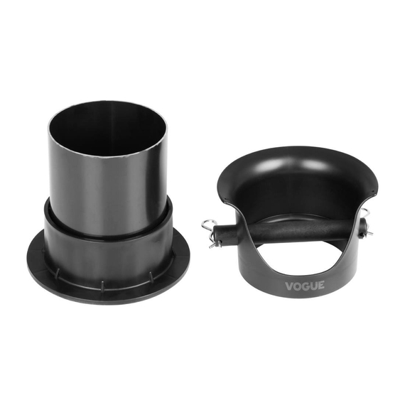 Vogue Plastik Kaffee Abklopfbehälter 3,6L