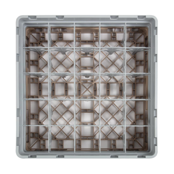 Cambro Gläserspülkorb beige mit 25 Fächern max Glashöhe 13,3cm