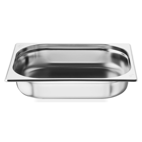 Nisbets Essentials Edelstahl 1/2 Gastronormbehälter 65mm (3 Stück)