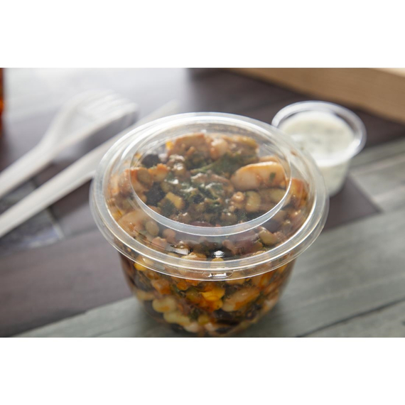 Faerch OHCO 95 mm recycelbare Deli-Topfdeckel (Packung mit 1800 Stück)