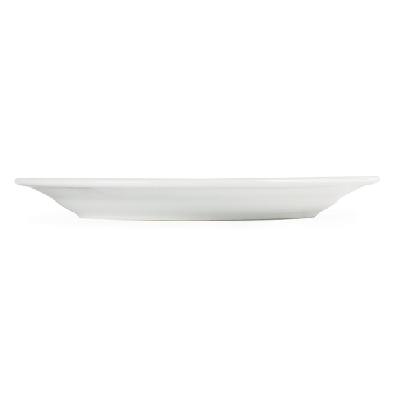 Olympia Whiteware Teller mit breitem Rand 23cm (12 Stück)