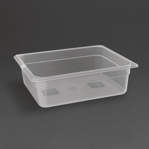 Nisbets Essentials GN 1/2 Polypropylenbehälter ohne Deckel 10cm