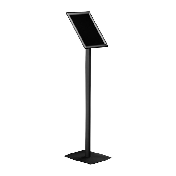 Europel Infostand schwarz mit Klapprahmen A4 25mm