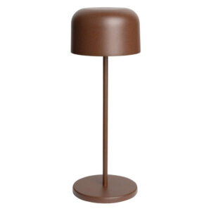 Olympia Siena Tischlampe Runde Kuppel Kastanie 300mm