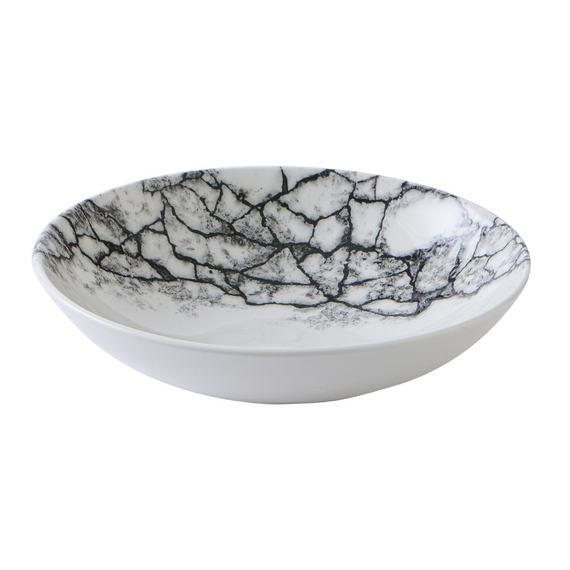 Churchill Kintsugi Accents Quartz Black Evolve Coupe-Schüssel, 184 mm, (12 Stück)