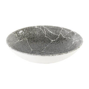 Churchill Studio Prints Kintsugi Quartz Black Coupe-Schüssel, 182 mm, (12 Stück)