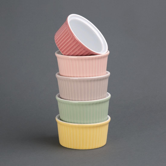 Olympia Pastel Auflaufförmchen grün 14,5cl (12 Stück)