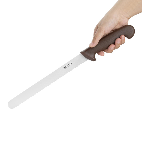 Hygiplas Universalmesser Gezahnt Braun 24,8cm