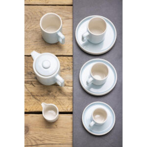 Olympia Fondant Untertasse Aqua 135mm für CU184 (6 Stück)