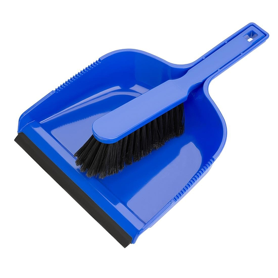 Jantex Kehrschaufel- und Bürstenset - Blau