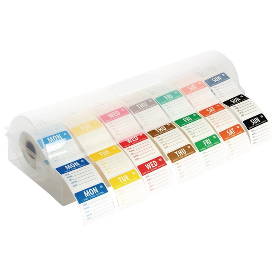 Hygiplas Etikettenset auflösbar 5cm mit Spender