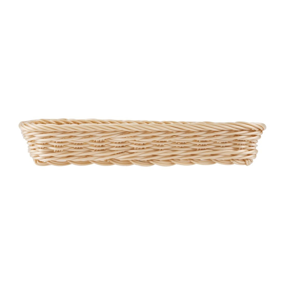 APS Polypropylen Rechteckiger Rattan Korb 270x100mm
