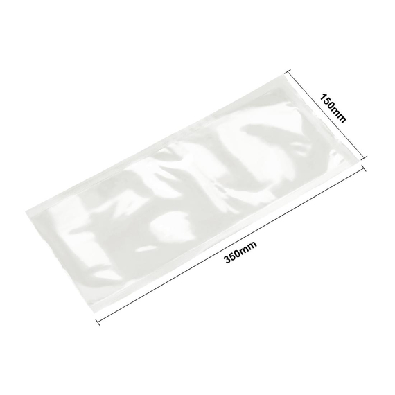 Vogue kompostierbare Kammer-Vakuumverpackungsbeutel 150x350mm (100 Stück)