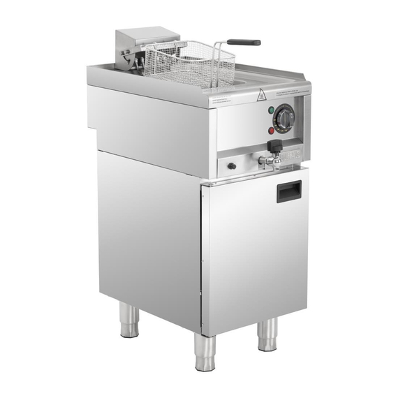 Buffalo 600 Serie Freistehende Einzelbecken Elektrische Fritteuse 8Ltr