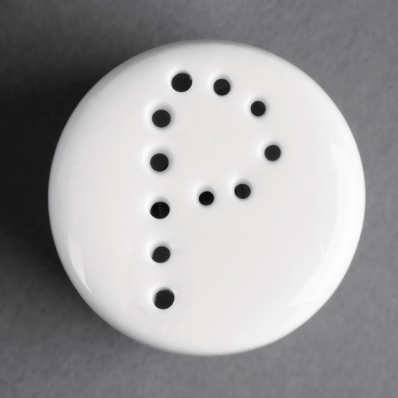 Olympia Whiteware Pfefferstreuer 8cm (12 Stück)