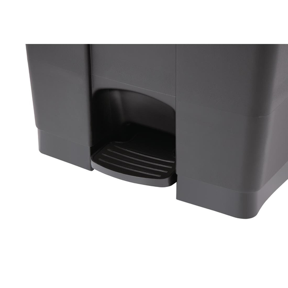 Jantex Küchenpedaleimer schwarz 65L