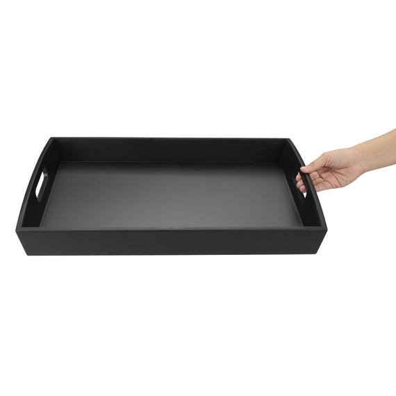 Olympia Bamboo Black Großes Serviertablett 510x350mm