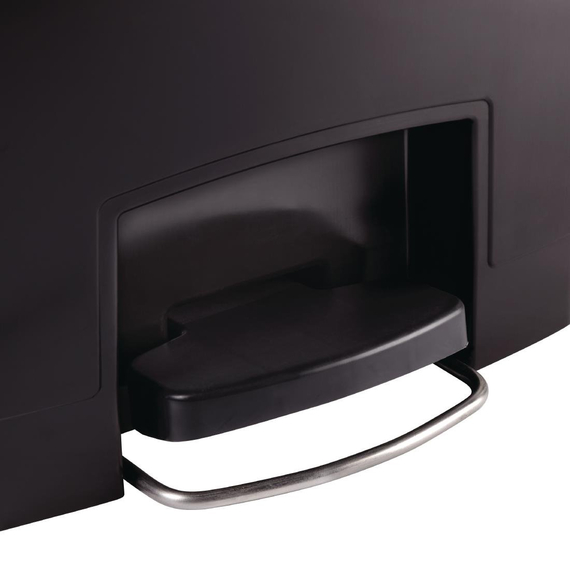 Rubbermaid Slim Jim Front Step Pedaleimer schwarz 50L