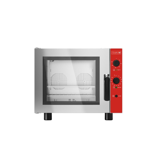 Gastro M Elektrischer Konvektionsofen mit Luftbefeuchter 4 Roste 230V