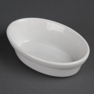 Olympia Whiteware ovale Auflaufformen 14,5cm (6 Stück)