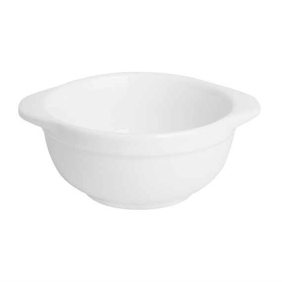 Olympia Whiteware Schalen mit Griffen 250ml (6 Stück)