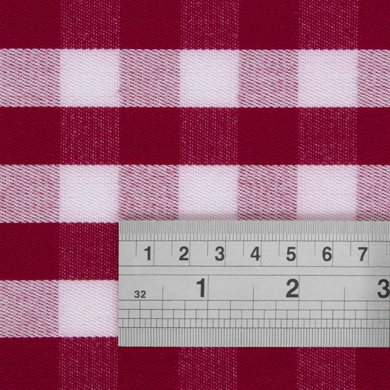Mitre Comfort Gingham Servietten rot-weiß kariert 41cm (10 Stück)