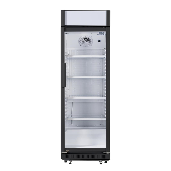 Nisbets Essentials Display Kühlschrank mit Lichtkasten 346Ltr