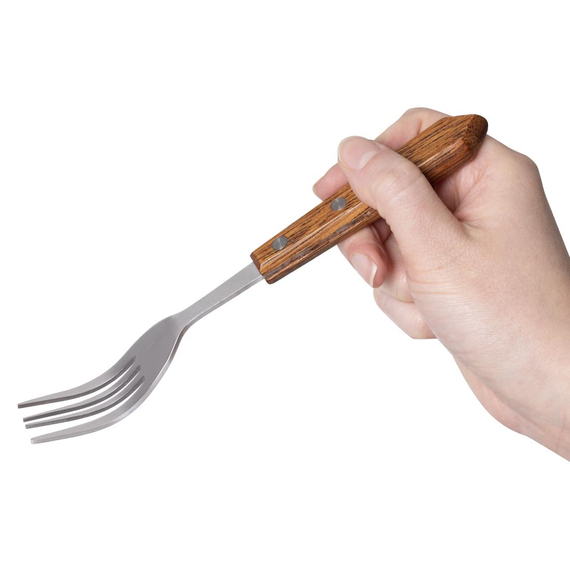 Olympia Steakgabeln mit Holzgriff (12 Stück)