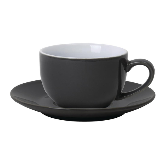 Olympia Cafe Untertassen grau 15,8cm (12 Stück)