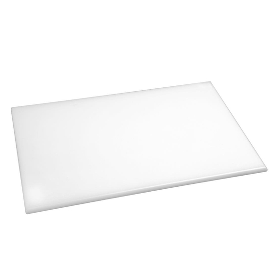 Hygiplas Weißes Schneidebrett, Hohe Dichte, Standard 450x300x12mm