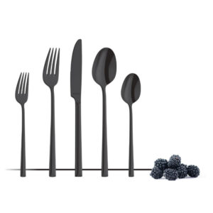 Amefa Metropole Medium Teelöffel schwarz PVD(12 Stück)