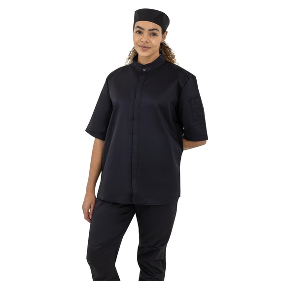 Southside Stehkragenjacke Schwarz Größe L