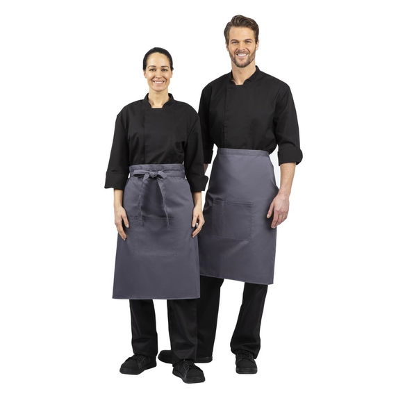 Whites Standard Bistroschürze grau