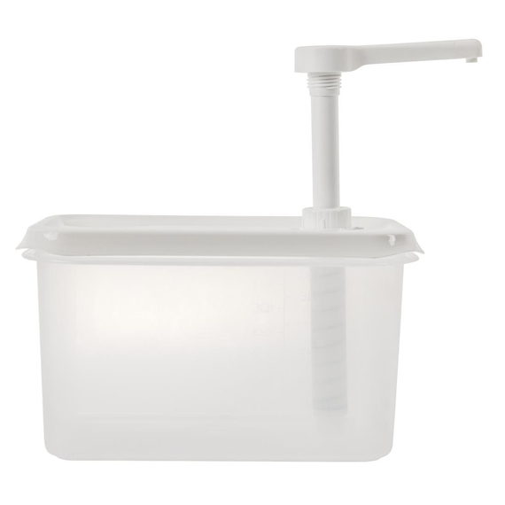 Araven Saucenspender mit Pumpe 1/4 GN