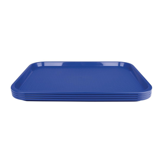 Olympia Kristallon Fast-Food-Tablett blau 41,5 x 30,5cm