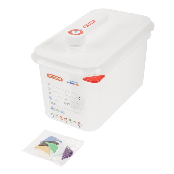 Araven Saucenspender mit Pumpe 1/4 GN