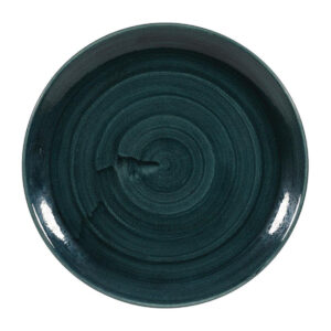 Churchill Stonecast Patina Coupe-Teller, rustikales Blaugrün, 288 mm, (12 Stück)