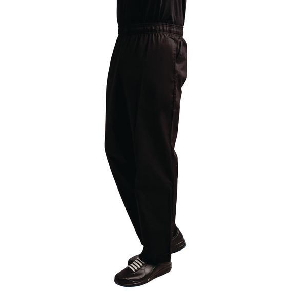 Whites Unisex Kochhose Easyfit Teflonbeschichtet schwarz XL