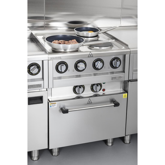 Buffalo 600 Series 4-Platten-Elektroherd