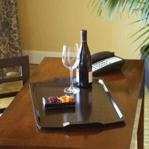 Cambro Capri laminiertes Zimmerservicetablett Wenge