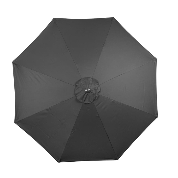 Bolero Sevilla Runder Sonnenschirm 3m Durchmesser Schwarz