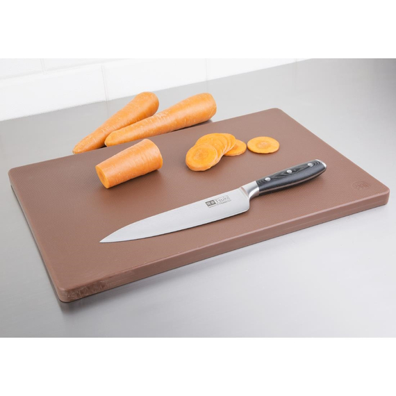 Hygiplas LDPE extra dickes Schneidebrett braun 45x30x2cm