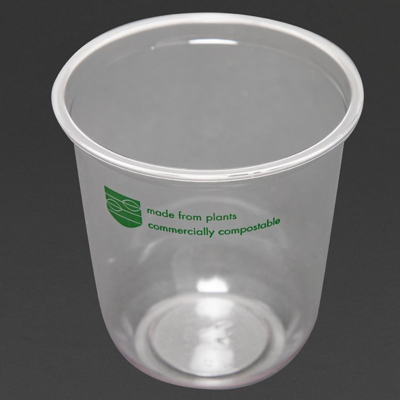 Vegware 96 Serie kompostierbare runde Behälter 473ml (1000 Stück)