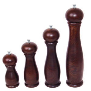 Olympia Salz- und Pfeffermühle dunkles Holz 15,3cm