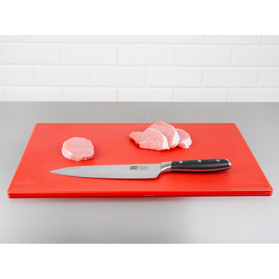 Hygiplas LDPE Schneidebrett rot 45x30x1cm