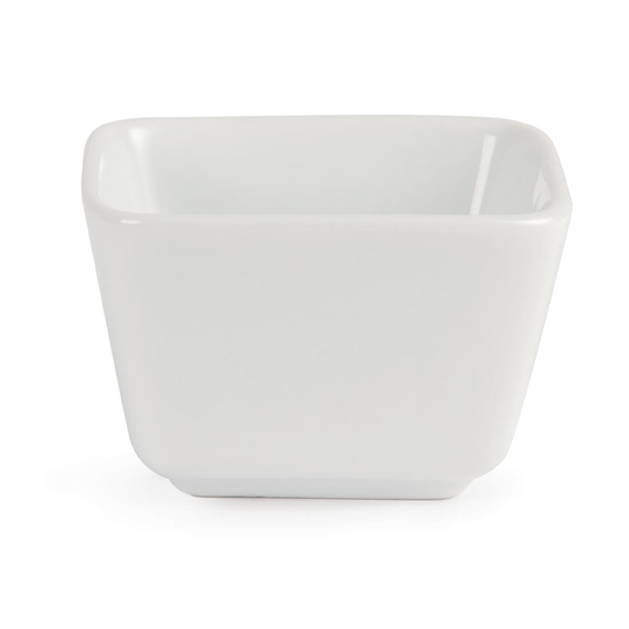 Olympia Whiteware quadratische Amuseschälchen hoch 7,5cm (12 Stück)