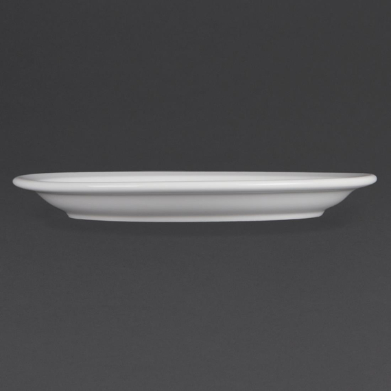 Olympia Whiteware Teller mit schmalem Rand 23cm (12 Stück)