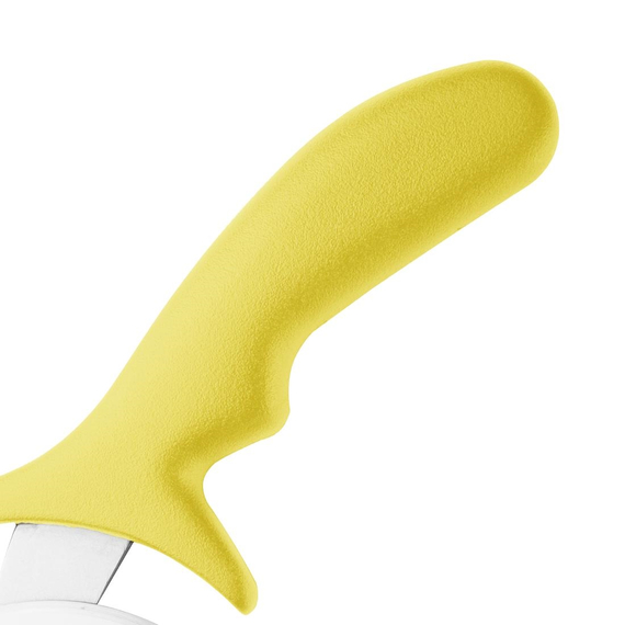 Hygiplas Edelstahl Pizzarad gelb 10cm