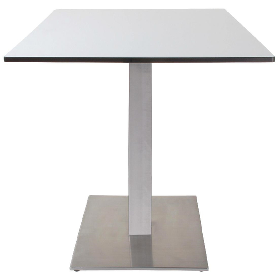 Bolero quadratischer Tischfuß Edelstahl 72cm hoch