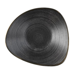 Churchill Stonecast Raw Lotus Schalen, Schwarz, 229 mm, (12 Stück)
